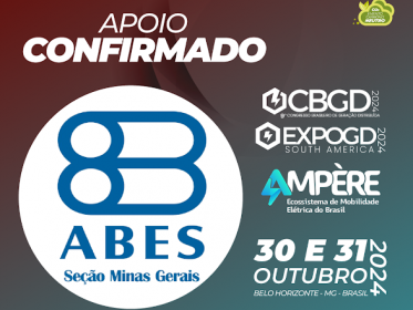 ABES-MG É APOIADORA DO 9º CONGRESSO BRASILEIRO DE GERAÇÃO DISTRIBUÍDA