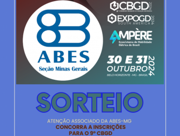 ABES-MG SORTEIA CORTESIAS PARA O 9º CBGD 2024